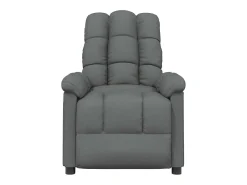 Poltrona Reclinável | Poltrona Confortável Relax tecido cinzento-escuro SHL429187