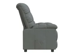 Poltrona Reclinável | Poltrona Confortável Relax tecido cinzento-escuro SHL429187