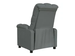 Poltrona Reclinável | Poltrona Confortável Relax tecido cinzento-escuro SHL429187