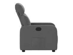 Poltrona Reclinável | Poltrona Confortável Relax tecido cinzento-escuro SHL432164