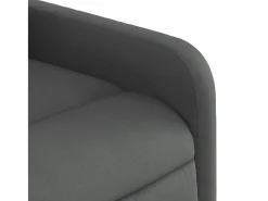 Poltrona Reclinável | Poltrona Confortável Relax tecido cinzento-escuro SHL432164