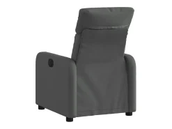 Poltrona Reclinável | Poltrona Confortável Relax tecido cinzento-escuro SHL432164