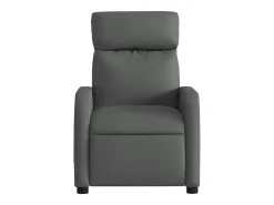 Poltrona Reclinável | Poltrona Confortável Relax tecido cinzento-escuro SHL432164