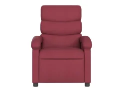 Poltrona Reclinável | Poltrona Confortável Relax tecido vermelho tinto SHL103374