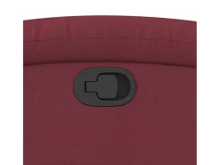 Poltrona Reclinável | Poltrona Confortável Relax tecido vermelho tinto SHL103374