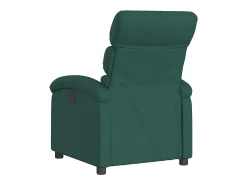 Poltrona Reclinável | Poltrona Confortável Relax tecido verde-escuro SHL753534