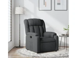 Poltrona Reclinável | Poltrona Confortável Relax tecido cinzento-escuro SHL783783