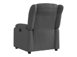 Poltrona Reclinável | Poltrona Confortável Relax tecido cinzento-escuro SHL783783