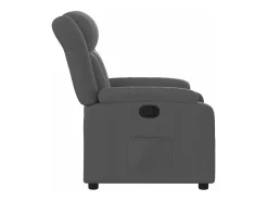 Poltrona Reclinável | Poltrona Confortável Relax tecido cinzento-escuro SHL783783