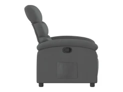 Poltrona Reclinável | Poltrona Confortável Relax tecido cinzento-escuro SHL502840