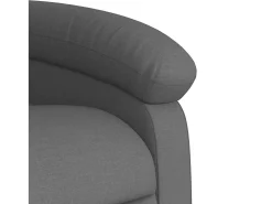 Poltrona Reclinável | Poltrona Confortável Relax tecido cinzento-escuro SHL502840