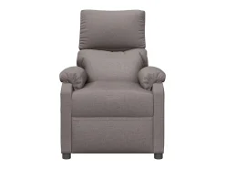 Poltrona Reclinável | Poltrona Confortável Relax tecido cinzento-acastanhado SHL117789