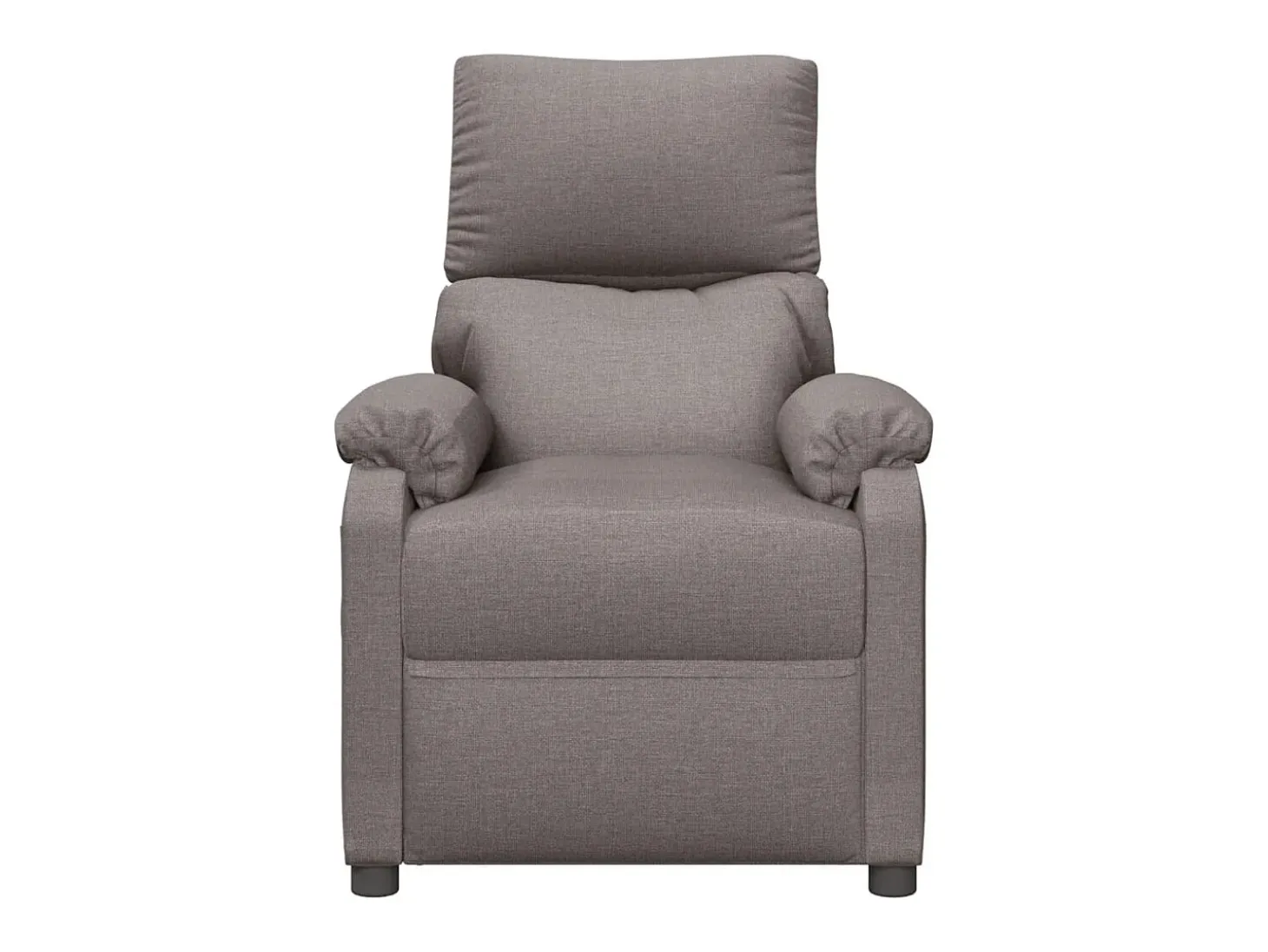 Poltrona Reclinável | Poltrona Confortável Relax tecido cinzento-acastanhado SHL117789