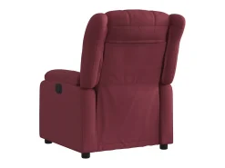 Poltrona Reclinável | Poltrona Confortável Relax tecido vermelho tinto SHL514963