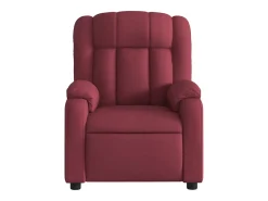 Poltrona Reclinável | Poltrona Confortável Relax tecido vermelho tinto SHL514963