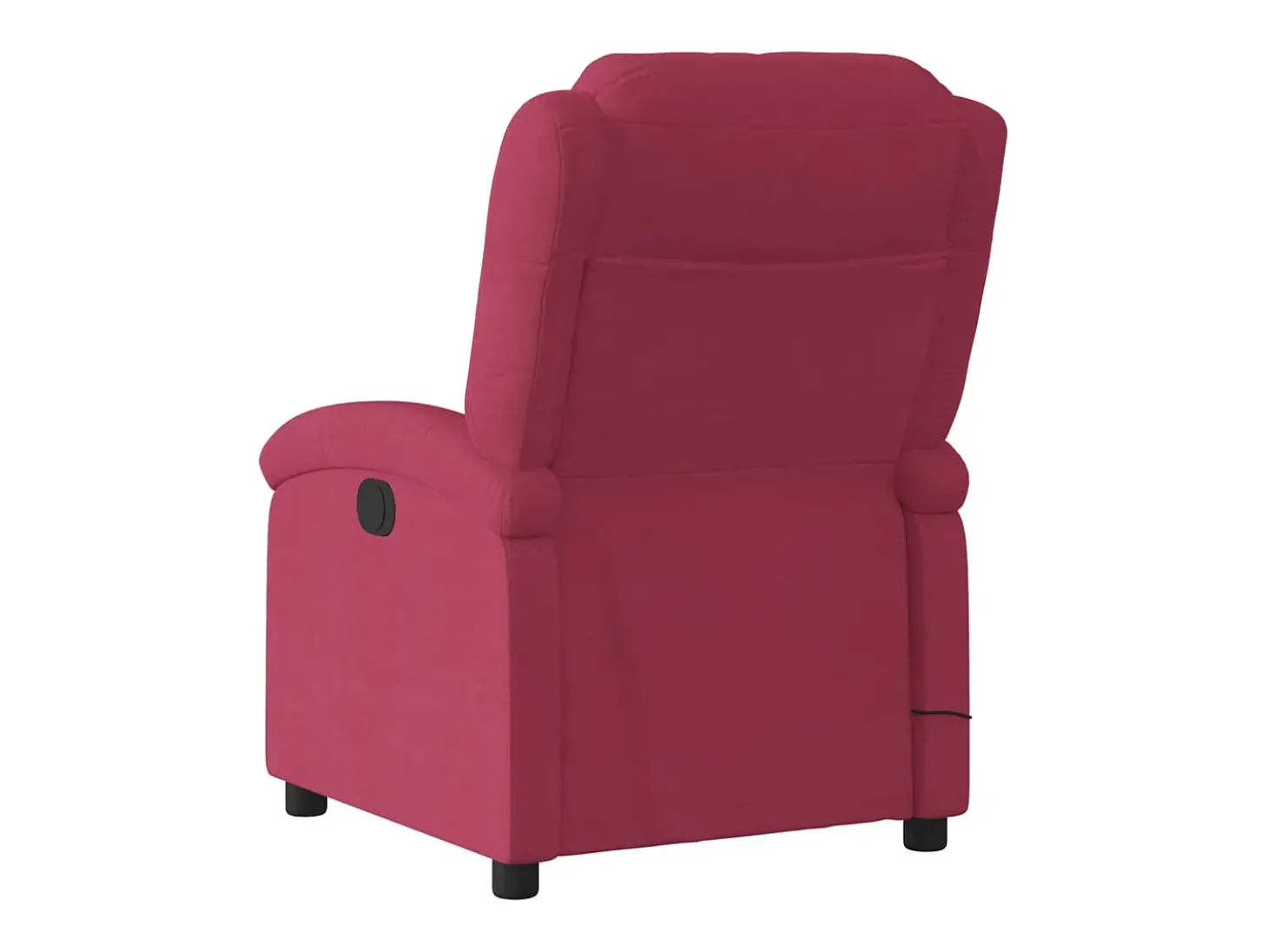 Poltrona Reclinável | Poltrona Confortável Relax veludo vermelho tinto SHL634783