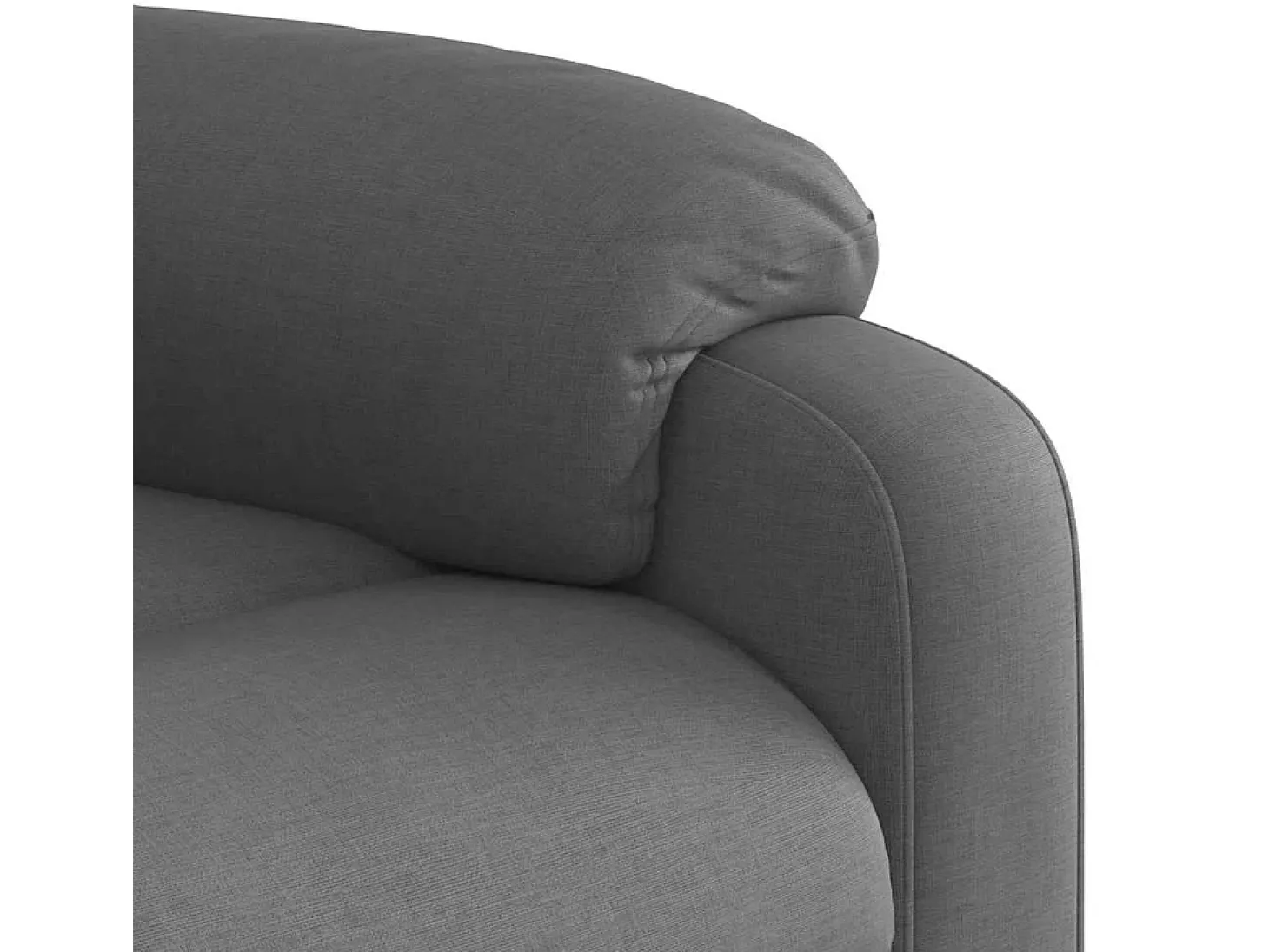 Poltrona Reclinável | Poltrona Confortável Relax tecido cinzento-escuro SHL386958