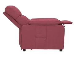 Poltrona Reclinável | Poltrona Confortável Relax tecido vermelho tinto SHL108827