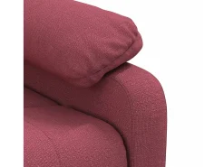 Poltrona Reclinável | Poltrona Confortável Relax tecido vermelho tinto SHL108827