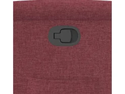 Poltrona Reclinável | Poltrona Confortável Relax tecido vermelho tinto SHL194418