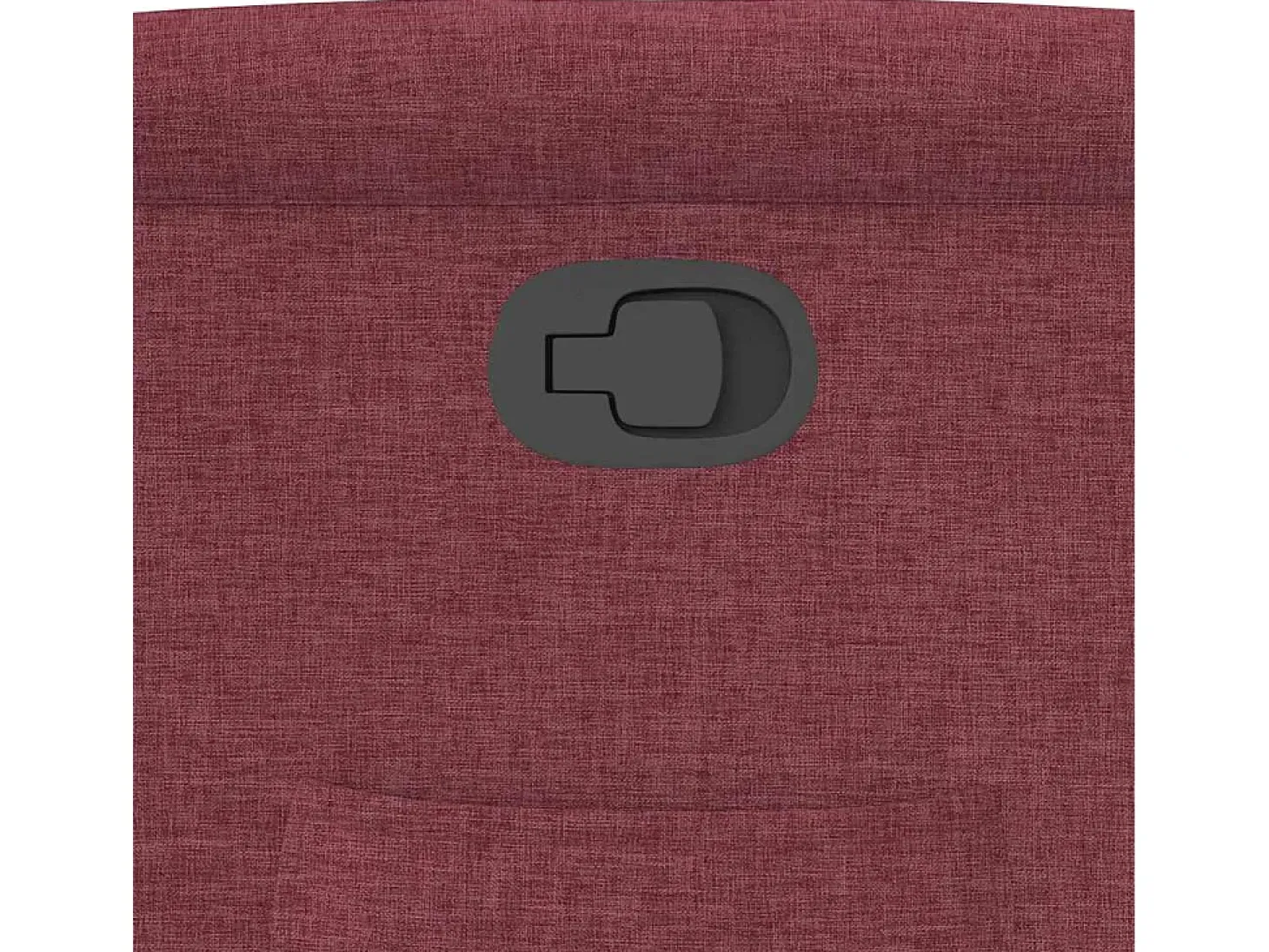Poltrona Reclinável | Poltrona Confortável Relax tecido vermelho tinto SHL194418