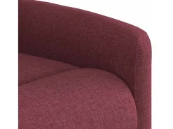 Poltrona Reclinável | Poltrona Confortável Relax tecido vermelho tinto SHL194418