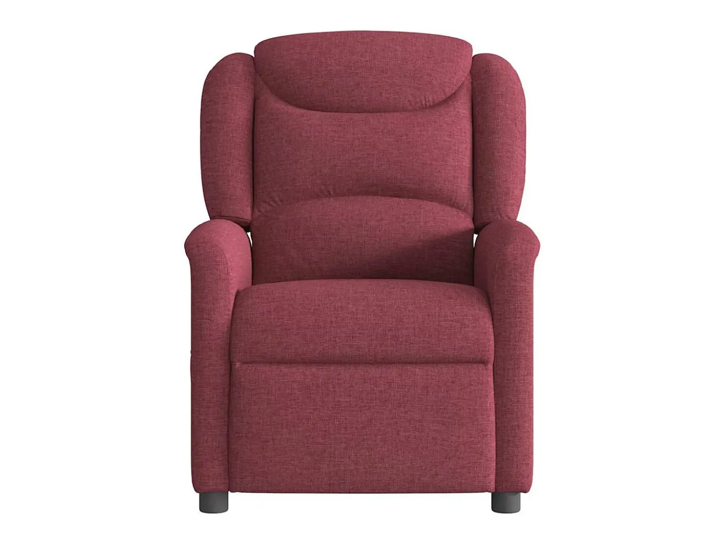 Poltrona Reclinável | Poltrona Confortável Relax tecido vermelho tinto SHL194418