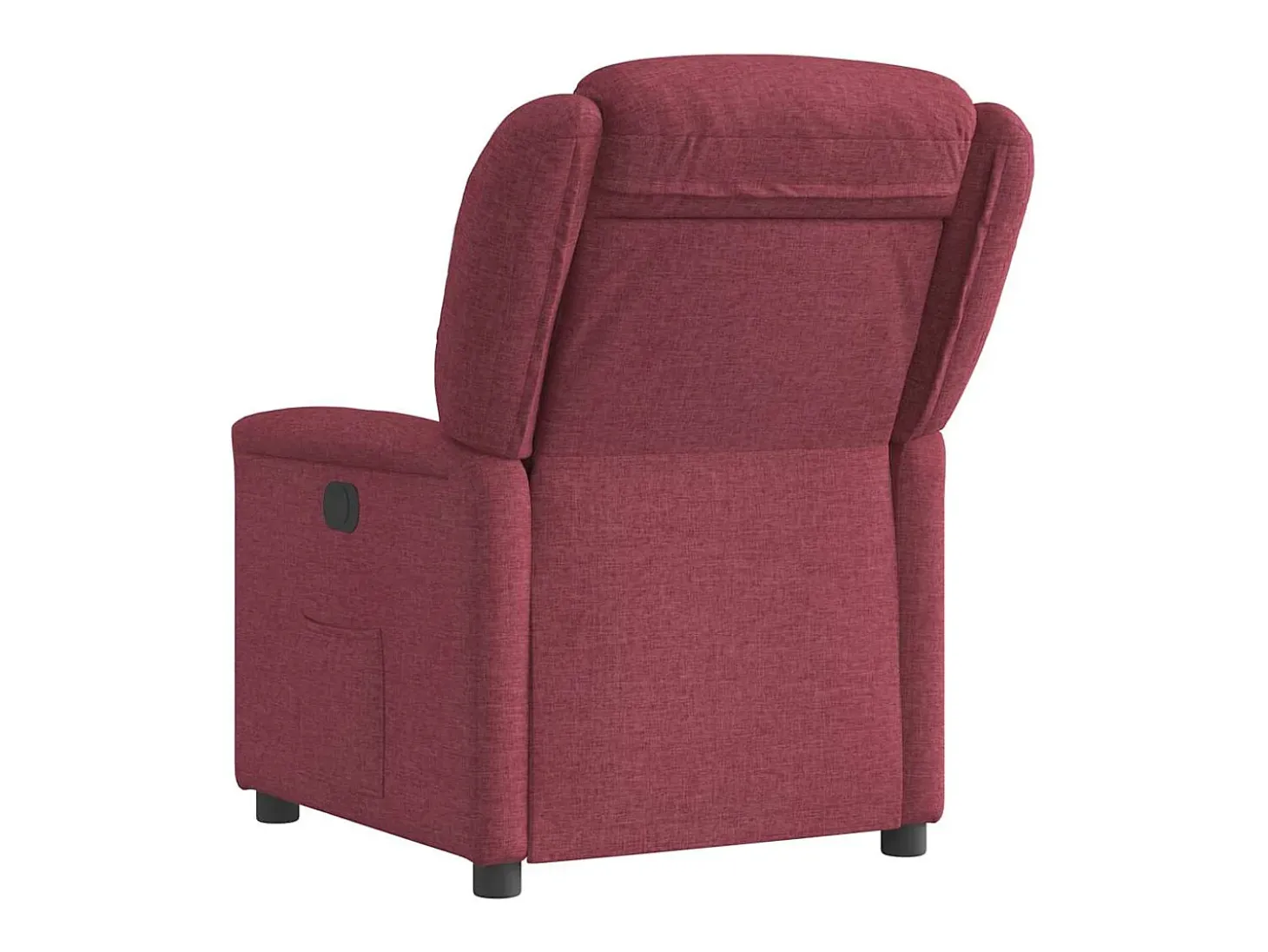 Poltrona Reclinável | Poltrona Confortável Relax tecido vermelho tinto SHL194418