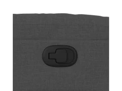 Poltrona Reclinável | Poltrona Confortável Relax tecido cinzento-escuro SHL360752