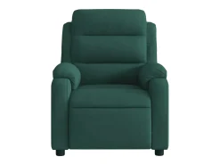 Poltrona Reclinável | Poltrona Confortável Relax veludo verde-escuro SHL839009