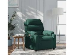 Poltrona Reclinável | Poltrona Confortável Relax veludo verde-escuro SHL839009
