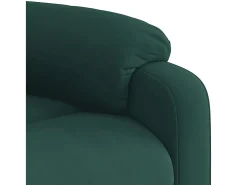 Poltrona Reclinável | Poltrona Confortável Relax veludo verde-escuro SHL839009