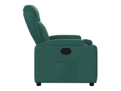 Poltrona Reclinável | Poltrona Confortável Relax tecido verde-escuro SHL248539