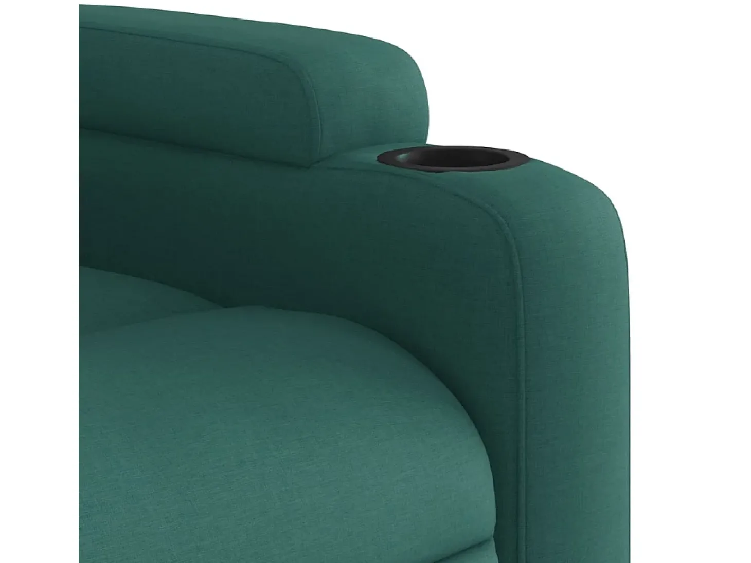 Poltrona Reclinável | Poltrona Confortável Relax tecido verde-escuro SHL248539