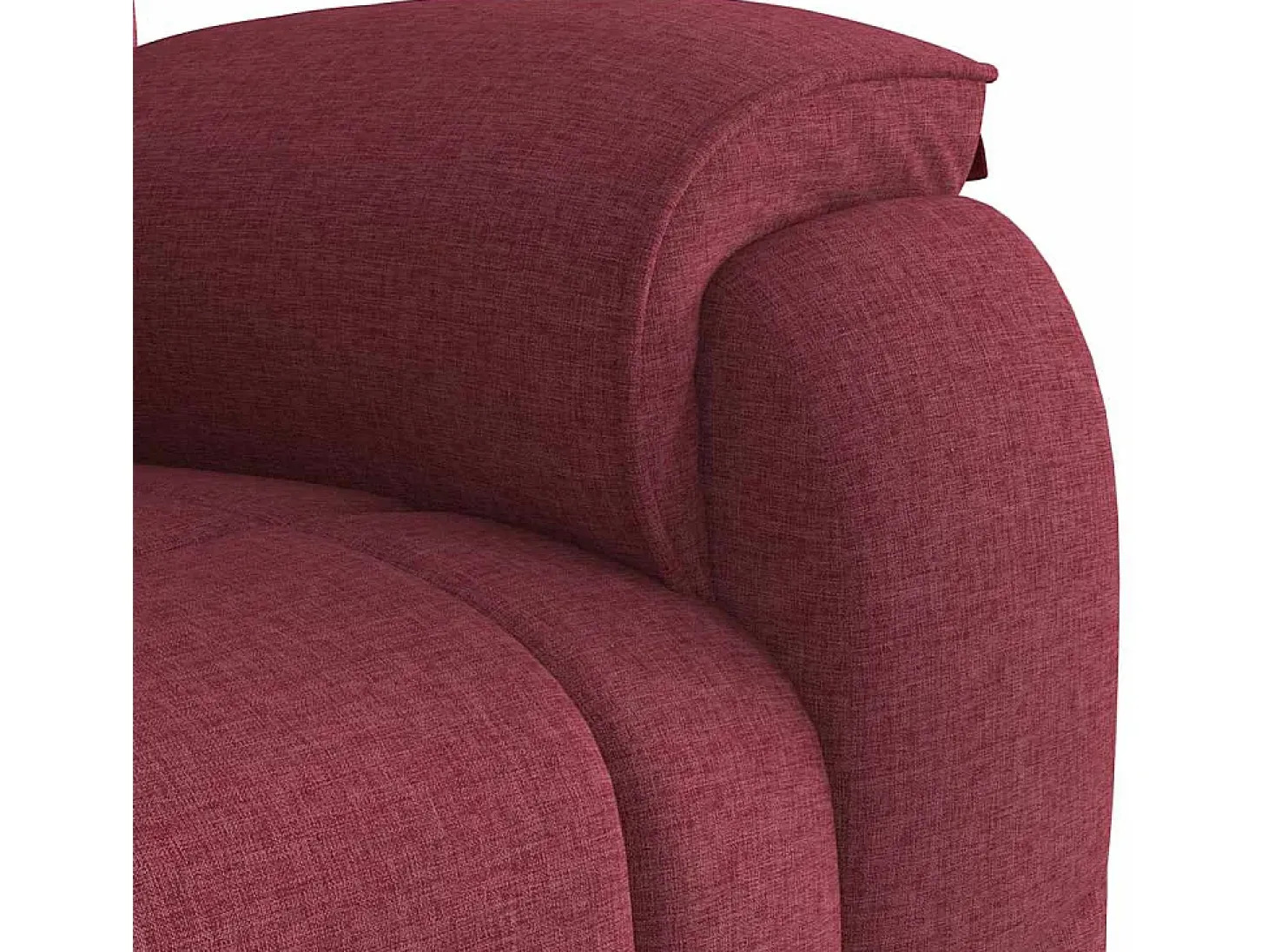 Poltrona Reclinável | Poltrona Confortável Relax tecido vermelho tinto SHL490546