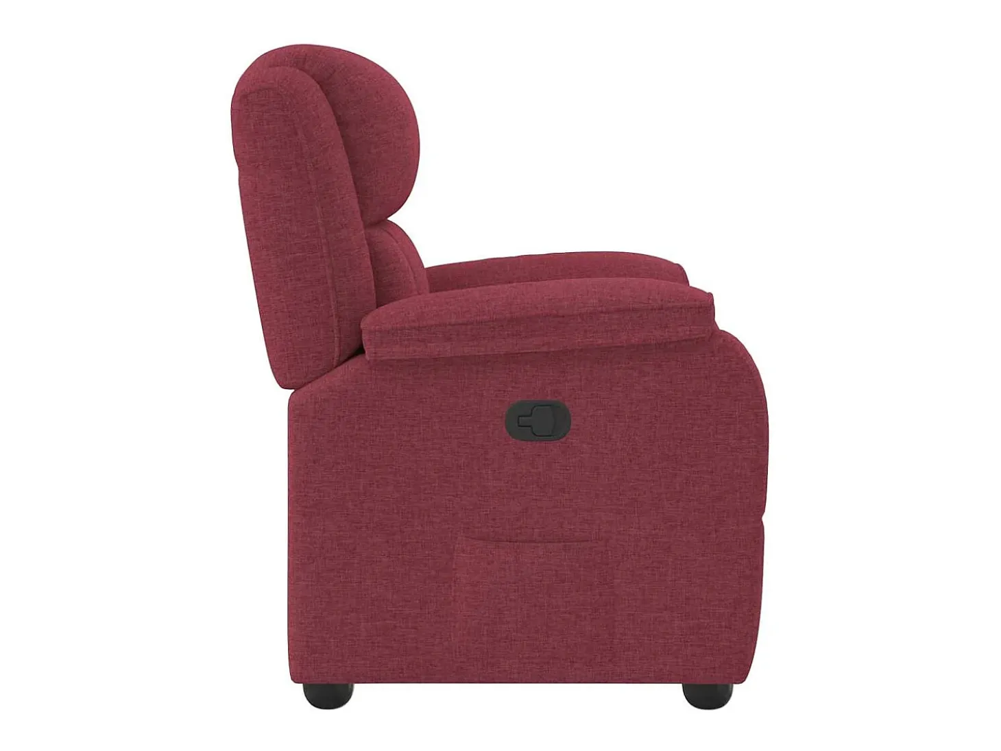 Poltrona Reclinável | Poltrona Confortável Relax tecido vermelho tinto SHL490546