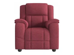 Poltrona Reclinável | Poltrona Confortável Relax tecido vermelho tinto SHL490546
