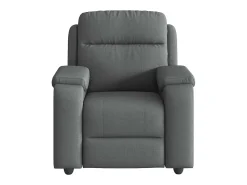 Poltrona Reclinável | Poltrona Confortável Relax tecido cinzento-escuro SHL441082