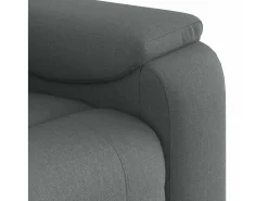 Poltrona Reclinável | Poltrona Confortável Relax tecido cinzento-escuro SHL441082