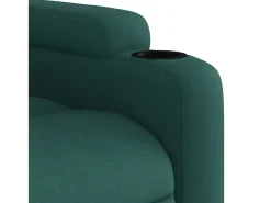 Poltrona Reclinável | Poltrona Confortável Relax tecido verde-escuro SHL398444