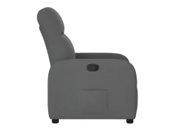 Poltrona Reclinável | Poltrona Confortável Relax tecido cinzento-escuro SHL463229