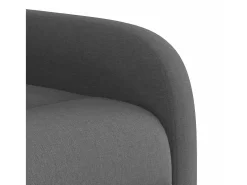 Poltrona Reclinável | Poltrona Confortável Relax tecido cinzento-escuro SHL463229