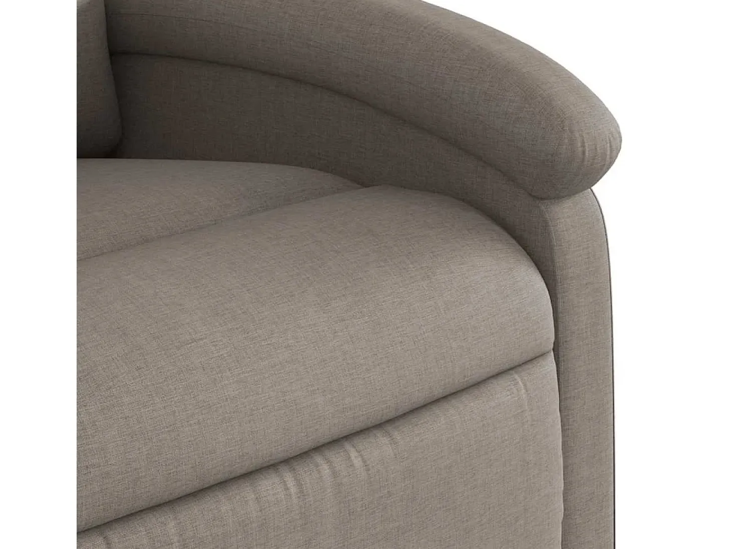Poltrona Reclinável | Poltrona Confortável Relax tecido cinzento-acastanhado SHL224898
