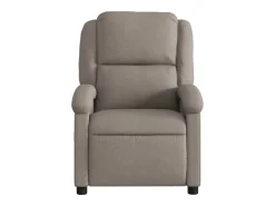 Poltrona Reclinável | Poltrona Confortável Relax tecido cinzento-acastanhado SHL224898