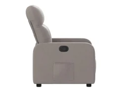 Poltrona Reclinável | Poltrona Confortável Relax tecido cinzento-acastanhado SHL142126
