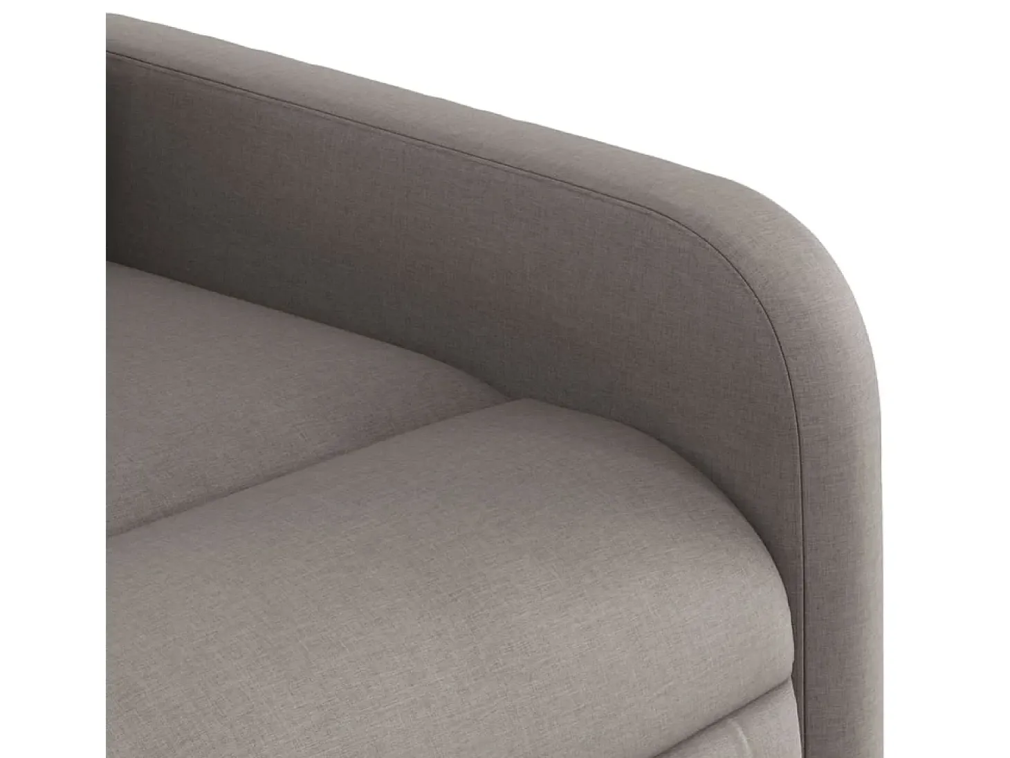 Poltrona Reclinável | Poltrona Confortável Relax tecido cinzento-acastanhado SHL142126
