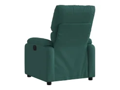 Poltrona Reclinável | Poltrona Confortável Relax tecido verde-escuro SHL670845