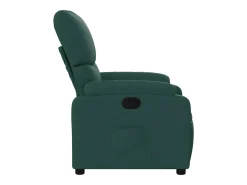 Poltrona Reclinável | Poltrona Confortável Relax tecido verde-escuro SHL670845