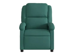 Poltrona Reclinável | Poltrona Confortável Relax tecido verde-escuro SHL570266