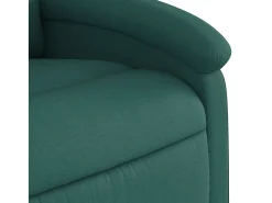 Poltrona Reclinável | Poltrona Confortável Relax tecido verde-escuro SHL570266